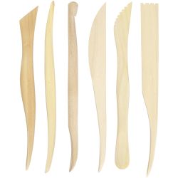 Modelling Tools, L: 15 cm, 6pc/ 1 pack