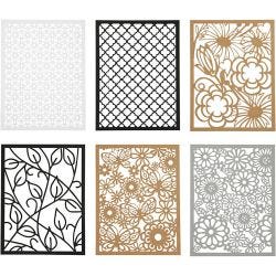 Pad with Cardboard Lace Patterns
