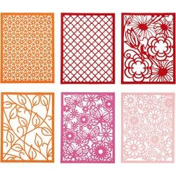 Pad with Cardboard Lace Patterns