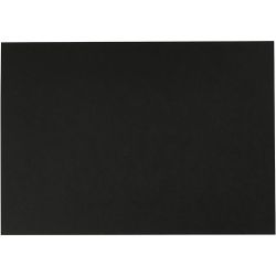Watercolour Paper Pad, A4, sheet 210x297 mm, 230 g, black, 10sheet/ 1 pack