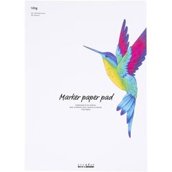 Marker Paper Pad, A3, sheet 297x420 mm, 120 g, white, 30 sheet/ 1 pack