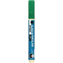 Glass and porcelain marker