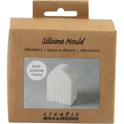 Silicone Mould, Arch, H: 8 cm, dia. 4 cm, W: 5,5 cm, 1pc/ 1 pack