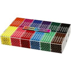 Colortime Markers, line 5 mm, standard colours, 12x24pc/ 1 pack