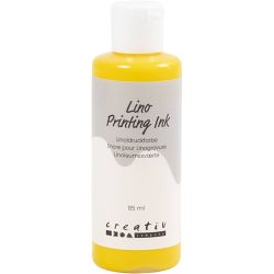 Lino Printing Ink, yellow, 85 ml/ 1 bottle