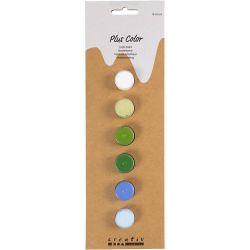 Plus Color Craft Paint, blue/green harmony, 6x5 ml/ 1 pack