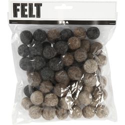Felt balls