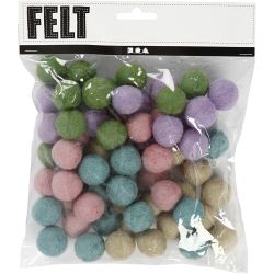 Felt balls