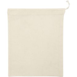 Cloth bag, size 21x25 cm, 110 g, light natural, 5pc/ 1 pack