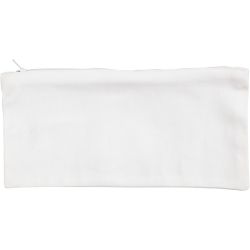 Cotton Pencil Case, size 11x23 cm, 210 g, white, 1 pc