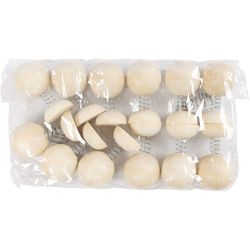 Wooden bouncing figure