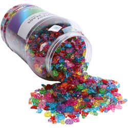 Bucket of Plastic Beads