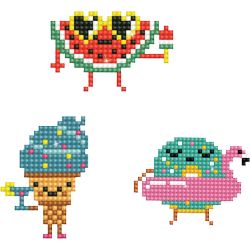 Diamond Dotz, emojis, 18x10 cm, 1 pack