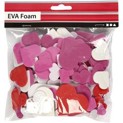 Foam Heart Stickers 