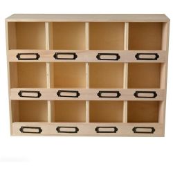 Rough wooden cabinet