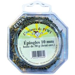 Silver pin for sequins