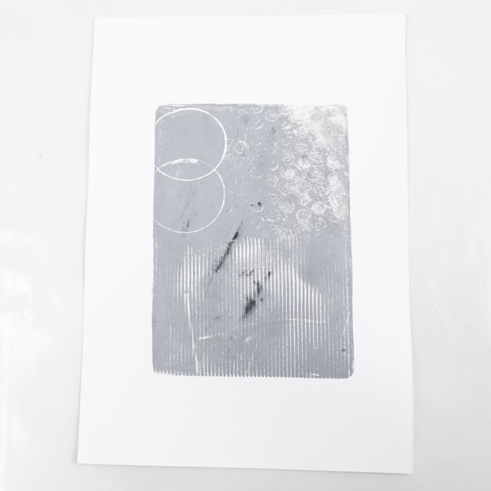 How to make gel prints with texture