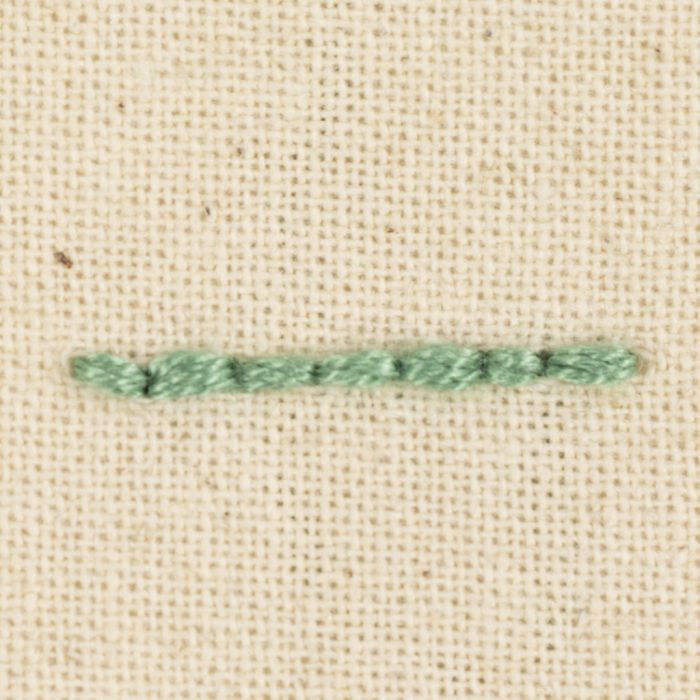 How to do lock stitch in embroidery