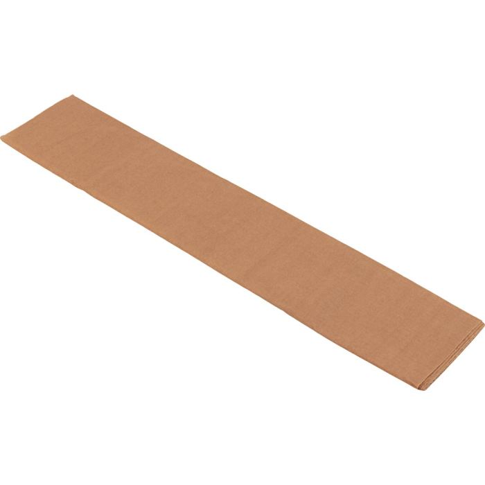 Crepe Paper, sheet 50x250 cm, 22 g, light brown, 1 pleats/ 1 pack