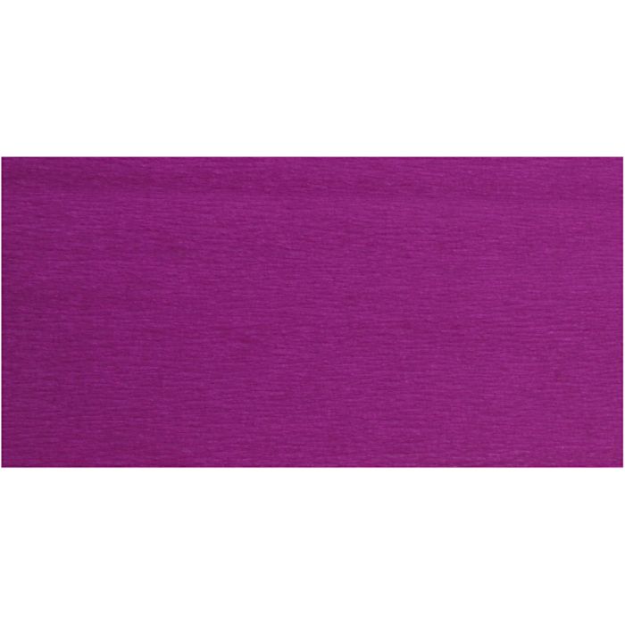 Crepe Paper, sheet 50x250 cm, 22 g, violet, 10 pleats/ 1 pack