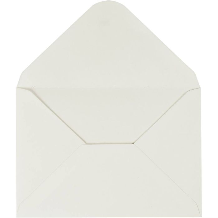 Envelopes, envelope size 11,5x16 cm, 110, off-white, 10 pc/ 1 pack