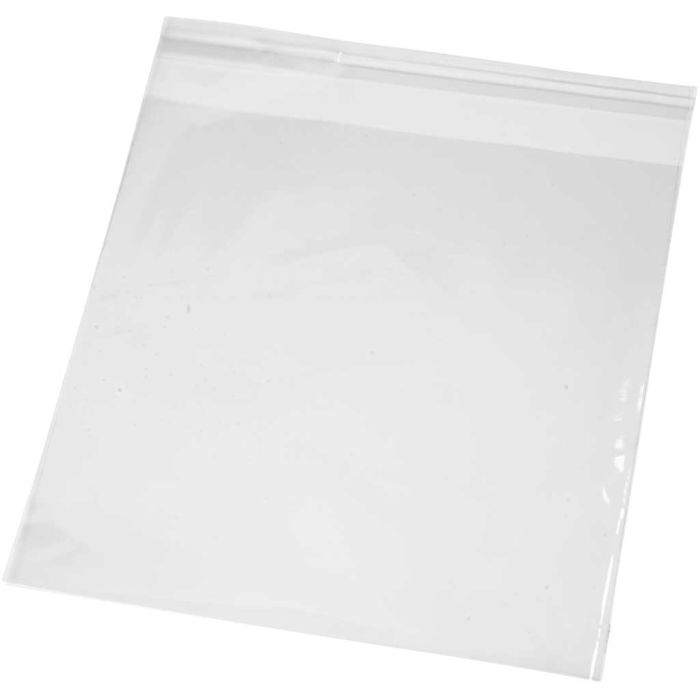 Cellophane Bag, H: 16 cm, W: 16 cm, thickness 25 my, 200 pc/ 1 pack