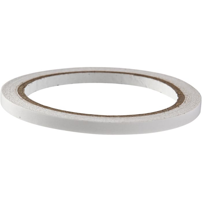 Double-Sided Adhesive Tape, W: 6 mm, 10 m/ 1 roll