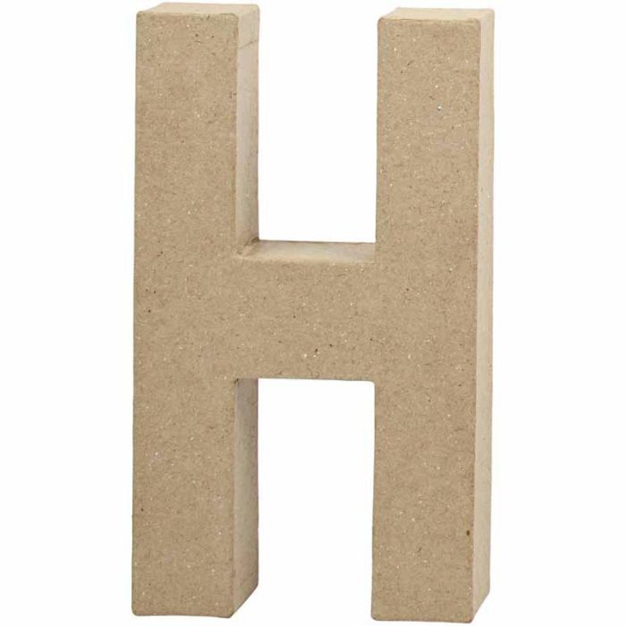 Letter, H, H: 20,2 cm, W: 11,2 cm, thickness 2,5 cm, 1 pc