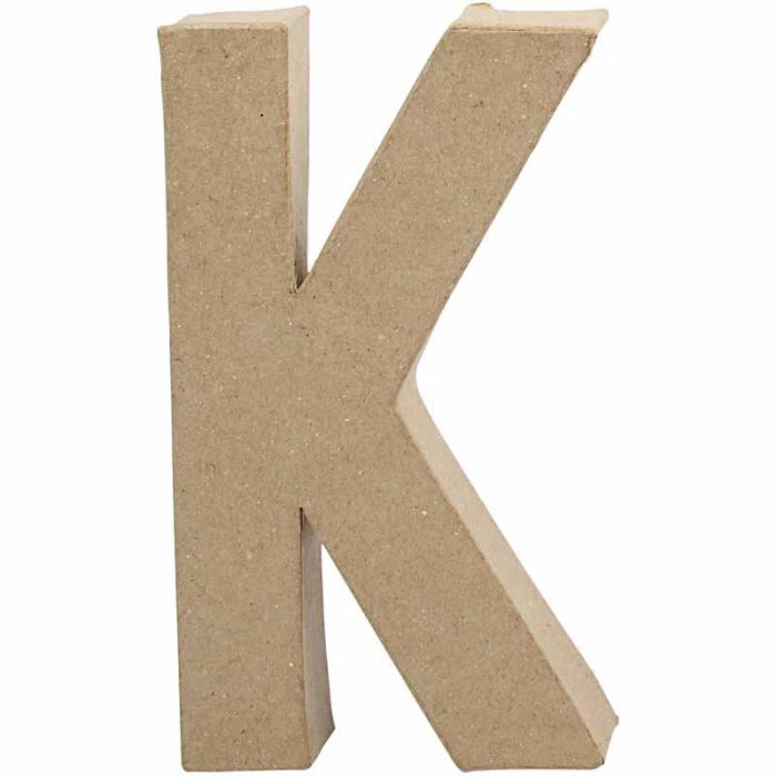 Letter, K, H: 20,3 cm, W: 11,5 cm, thickness 2,5 cm, 1 pc