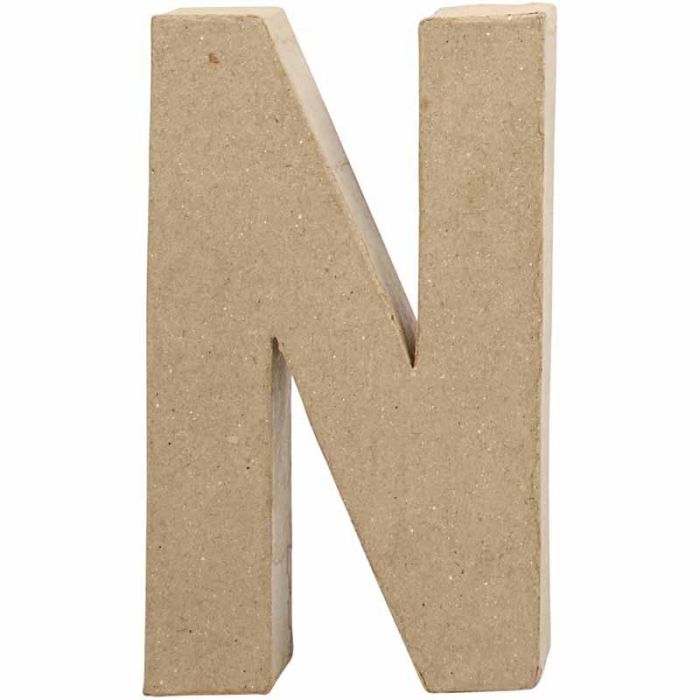 Letter, N, H: 20,2 cm, W: 11,5 cm, thickness 2,5 cm, 1 pc