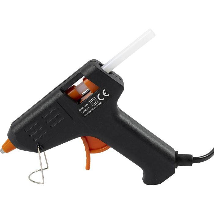 Mini Glue Gun, 130 °C - Low Temperature, plug EU, ca. 150 cm cord, 1 pc