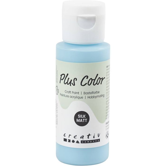 Plus Color Craft Paint, ice blue, 60 ml/ 1 bottle