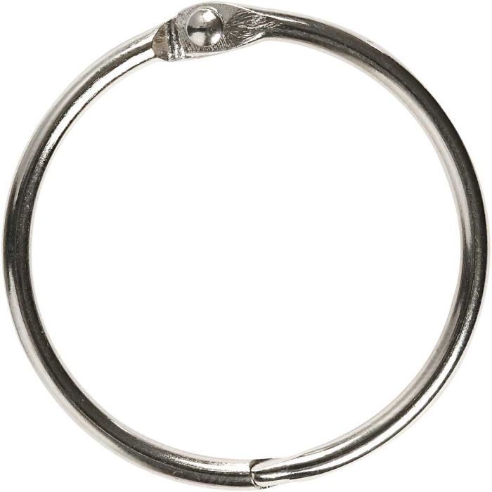 Binder Ring, dia. 38 mm, thickness 3 mm, 8 pc/ 1 pack