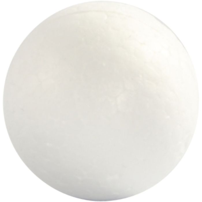 Polystyrene Balls, dia. 3 cm, white, 10 pc/ 1 pack