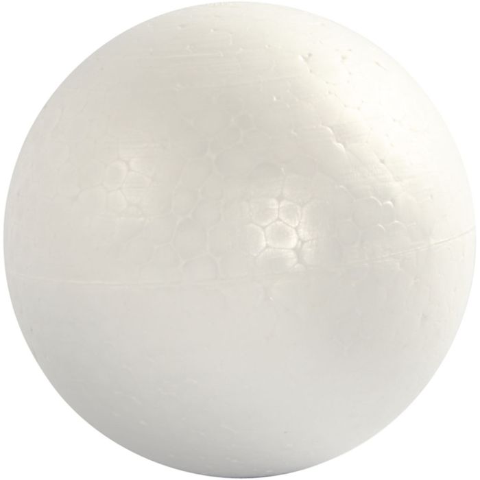 Polystyrene Balls, dia. 12 cm, white, 5 pc/ 1 pack