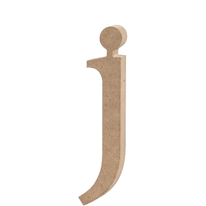 Letter, j, H: 15,5 cm, thickness 2 cm, 1 pc