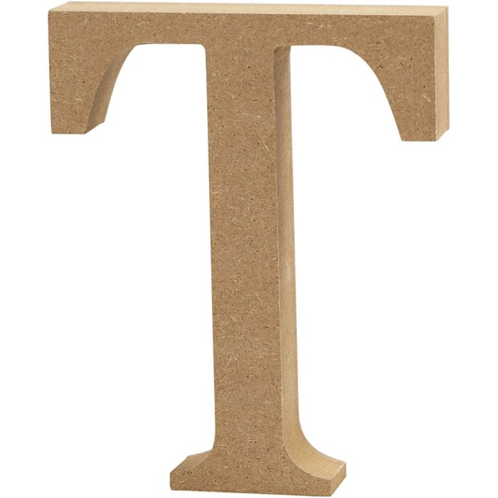 Letter, T, H: 8 cm, thickness 1,5 cm, 1 pc