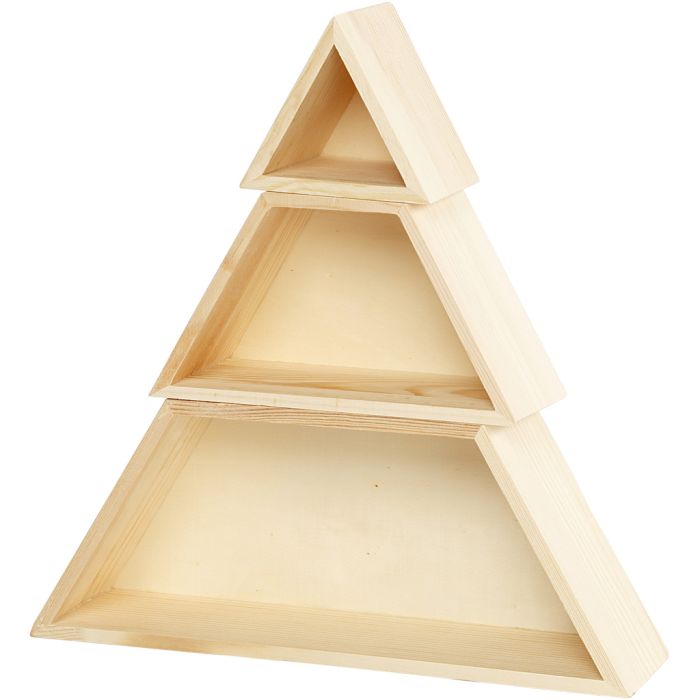 Storage Boxes, H: 8+10+12 cm, W: 9+18+29 cm, 1 set