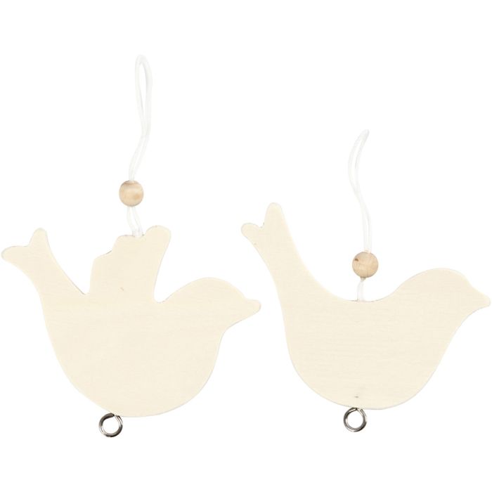 Dove Of Peace, size 7,5x9,5 cm, thickness 4 mm, 10 pc/ 1 pack