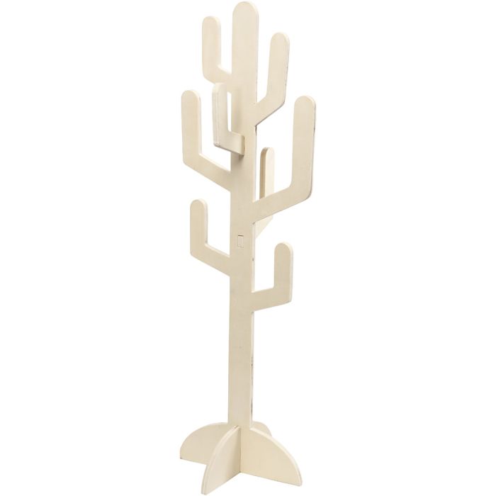 Wooden Cactus, H: 60 cm, W: 18,5 cm, thickness 8 mm, 1 pc