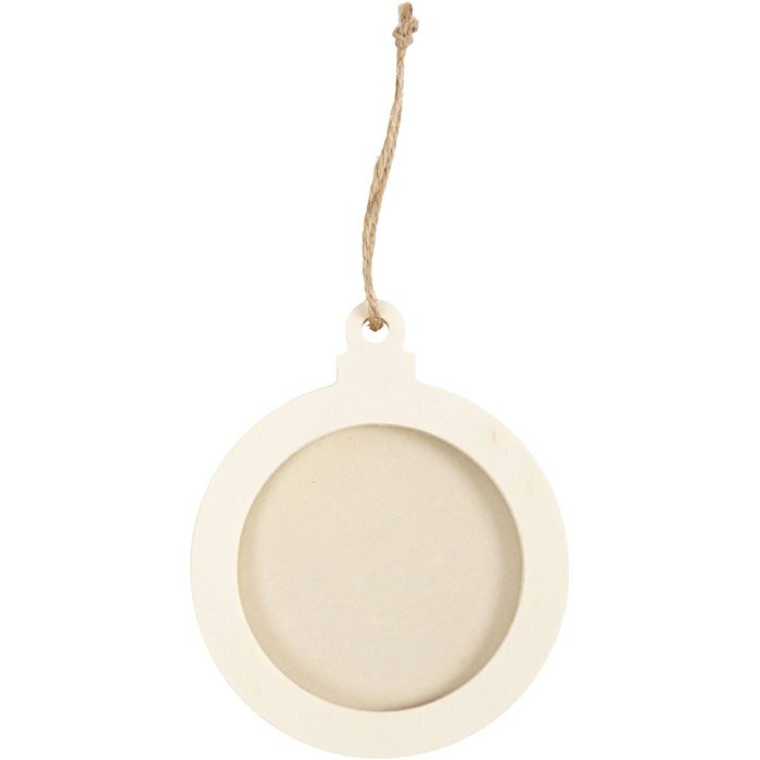 Frame, hanging decorations, D. 0,5 cm, dia. 8 cm, 24 pc/ 1 pack