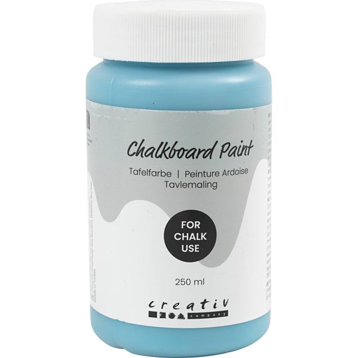 Chalkboard Paint, turquoise, 250 ml/ 1 bottle