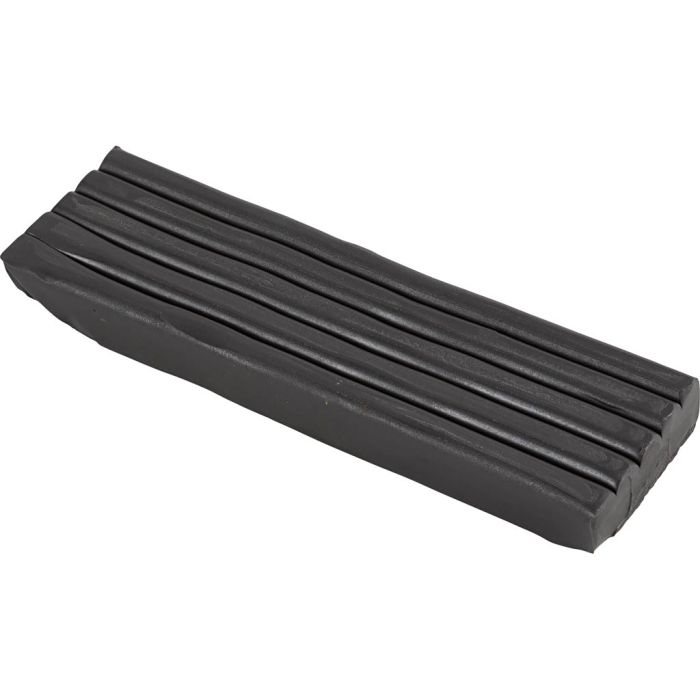 Modelling Clay, black, 200 g/ 1 pack