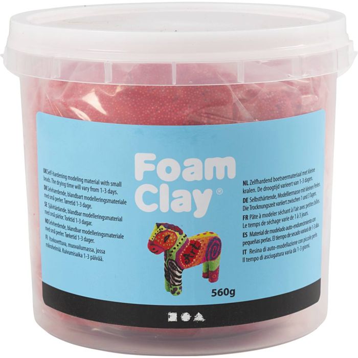 Foam Clay®, red, 560 g/ 1 bucket