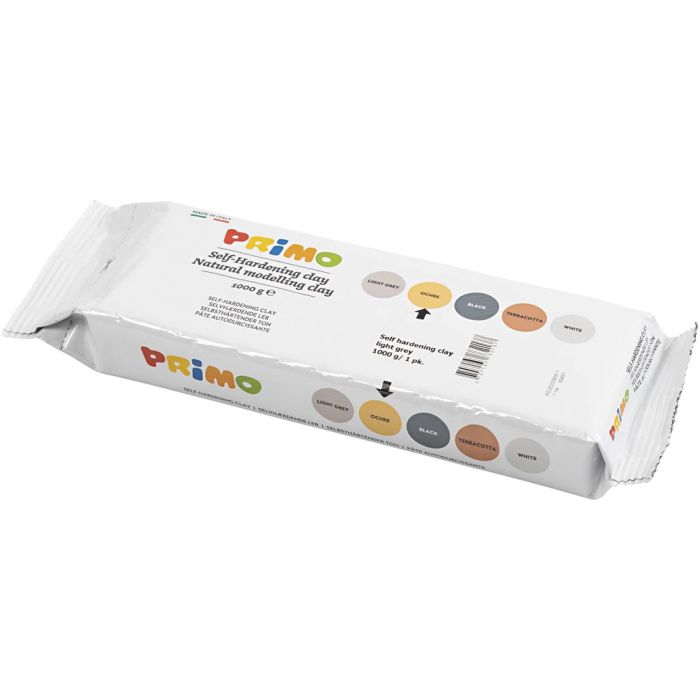 Self-Hardening Clay, yellow ochre, 1000 g/ 1 pack