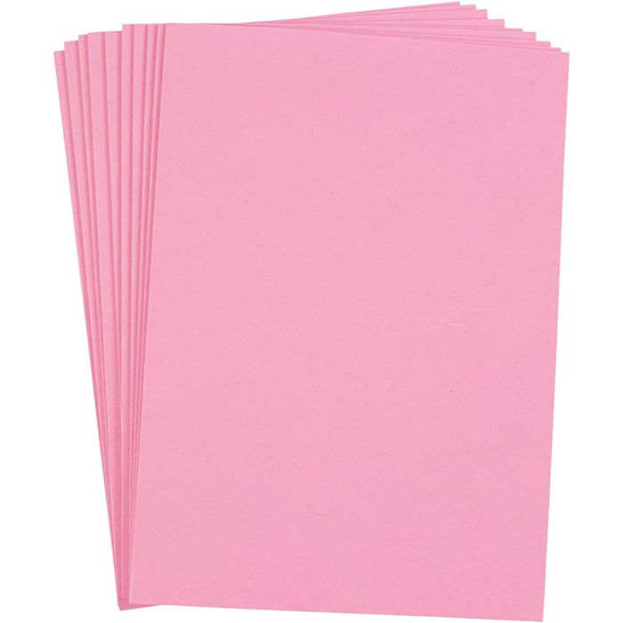 Foam Sheets, A4, sheet 210x297 mm, thickness 2 mm, rose, 10 sheet/ 1 pack