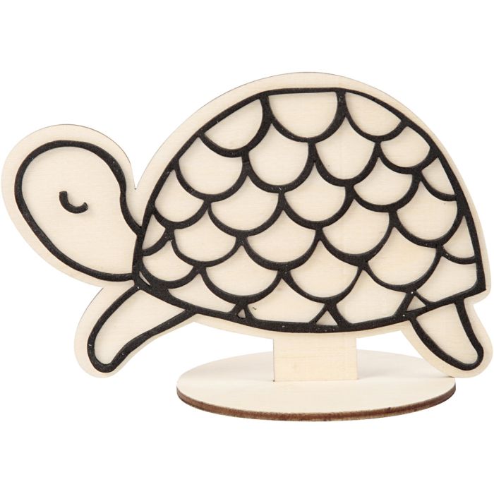 Decoration Figure, turtle, H: 10 cm, 1 pc