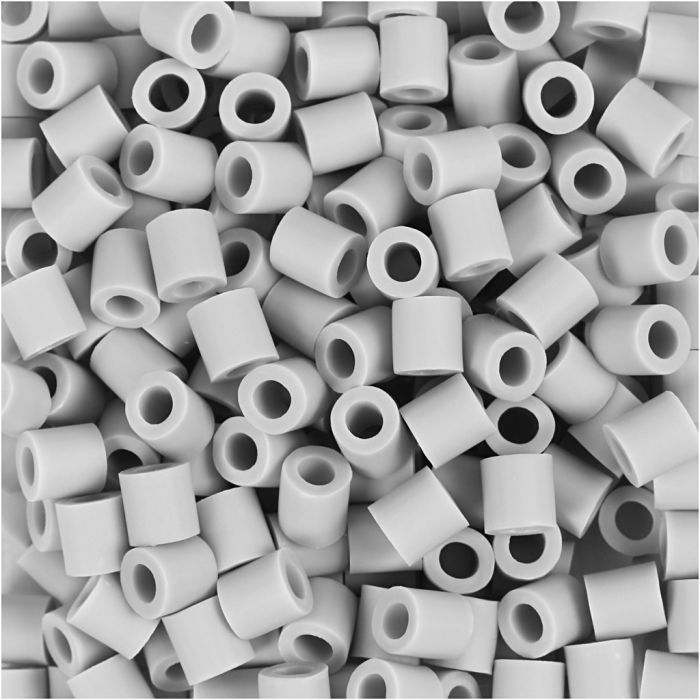 NABBI BioBeads, size 5x5 mm, hole size 2,5 mm, medium, grey, 3000 pc/ 1 pack