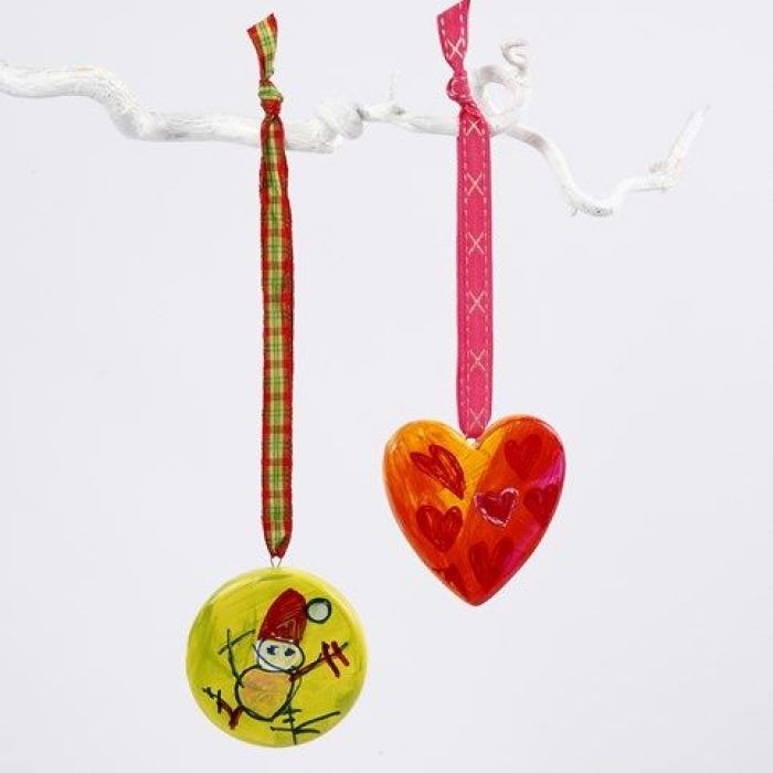 Terracotta Hanging Decorations with A-Color Glass Paint