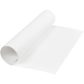 Faux Leather Paper, W: 50 cm, one coloured, 350 g, white, 1 m/ 1 roll